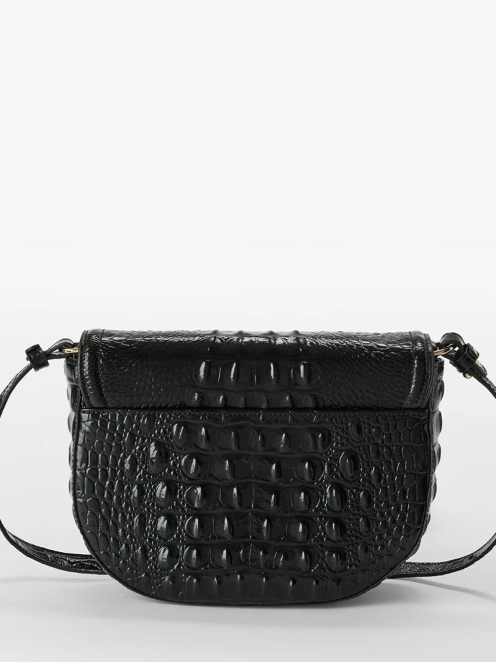 NWT ✅ Brahmin PORTIA BLACK Melbourne Leather Bag ⭐ NWT, COA, DUST BAG - Picture 4 of 16
